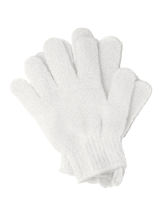Exfoliating body gloves for cleansing, exfoliating, and massaging the skin