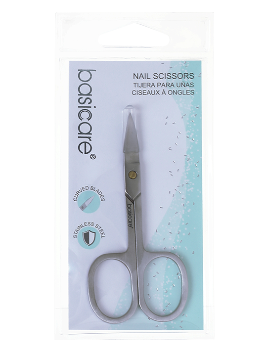 Nail Scissor- Precision Ground Curved Blades-0