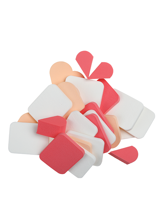 Non-Latex Makeup Sponges (24 Pcs) – Travel-Friendly, Salon & Home Use | beautynbody.lk
