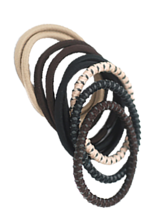 Long Lasting Snag Free Round Elastic 21 Pcs