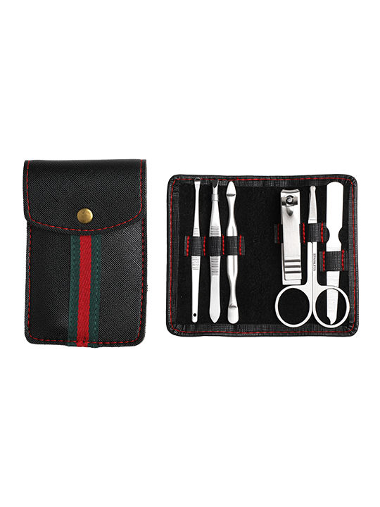 6pcs manicure set with travel pouch 
