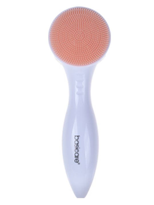 DUO face brush for deep facial cleansing, exfoliation, and precision pore cleaning