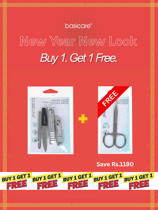 Buy 1. Get 1 Free. ~ Buy Manicure Tool Kit + Get Nail Scissors Free